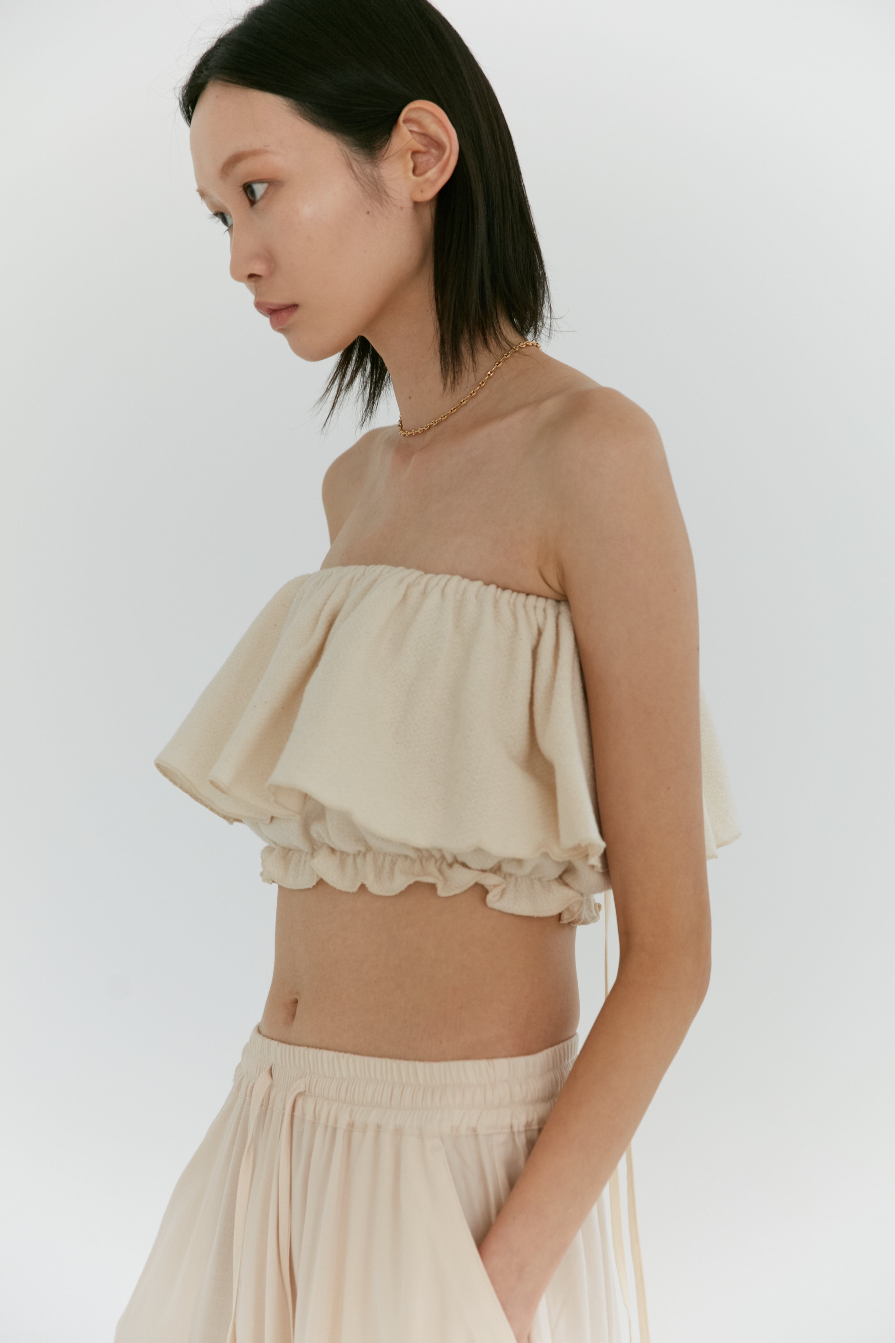 Gender Neutral Ruffle Top