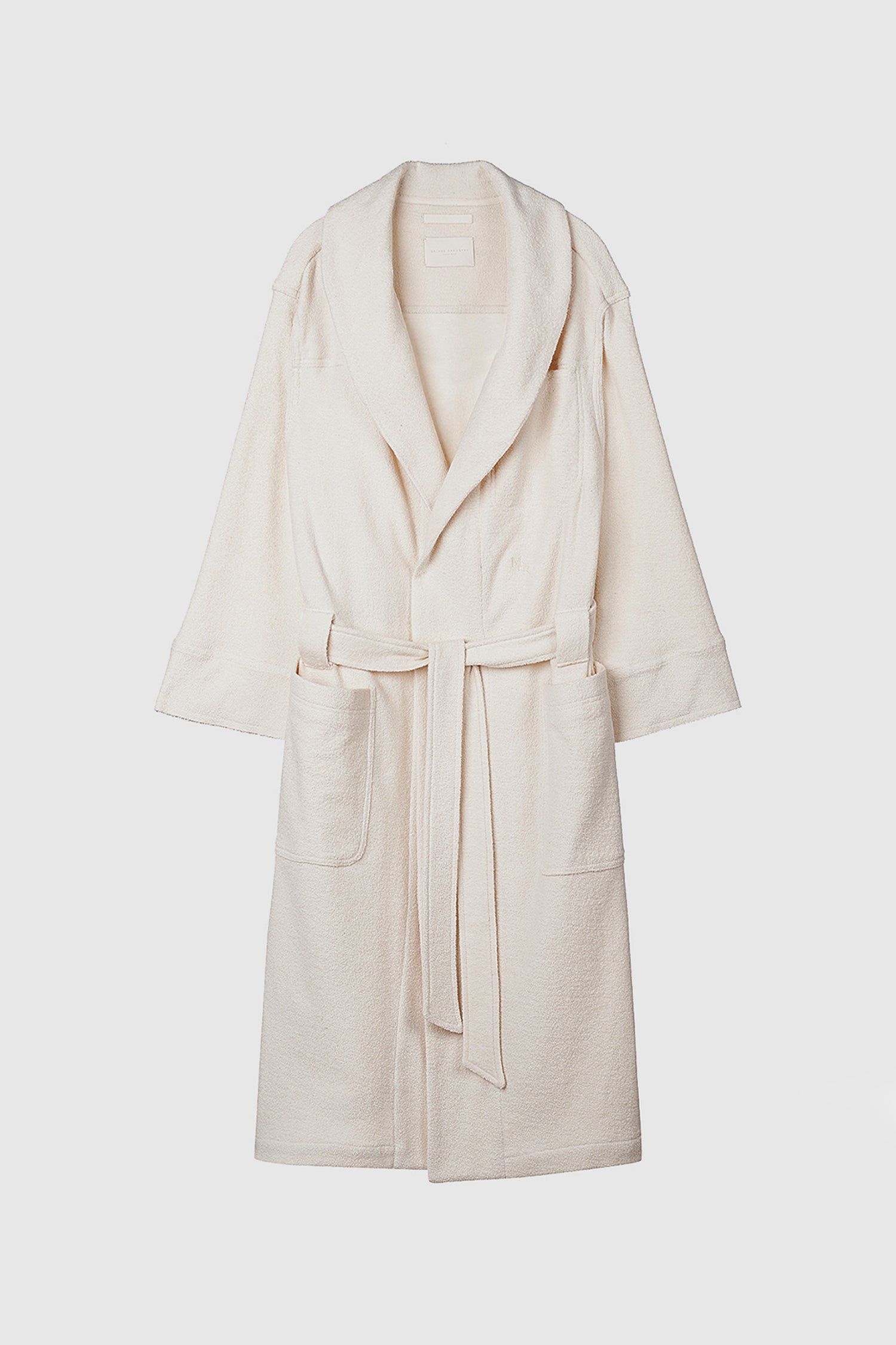 Full Robe in Brushed Organic Cotton Terry
