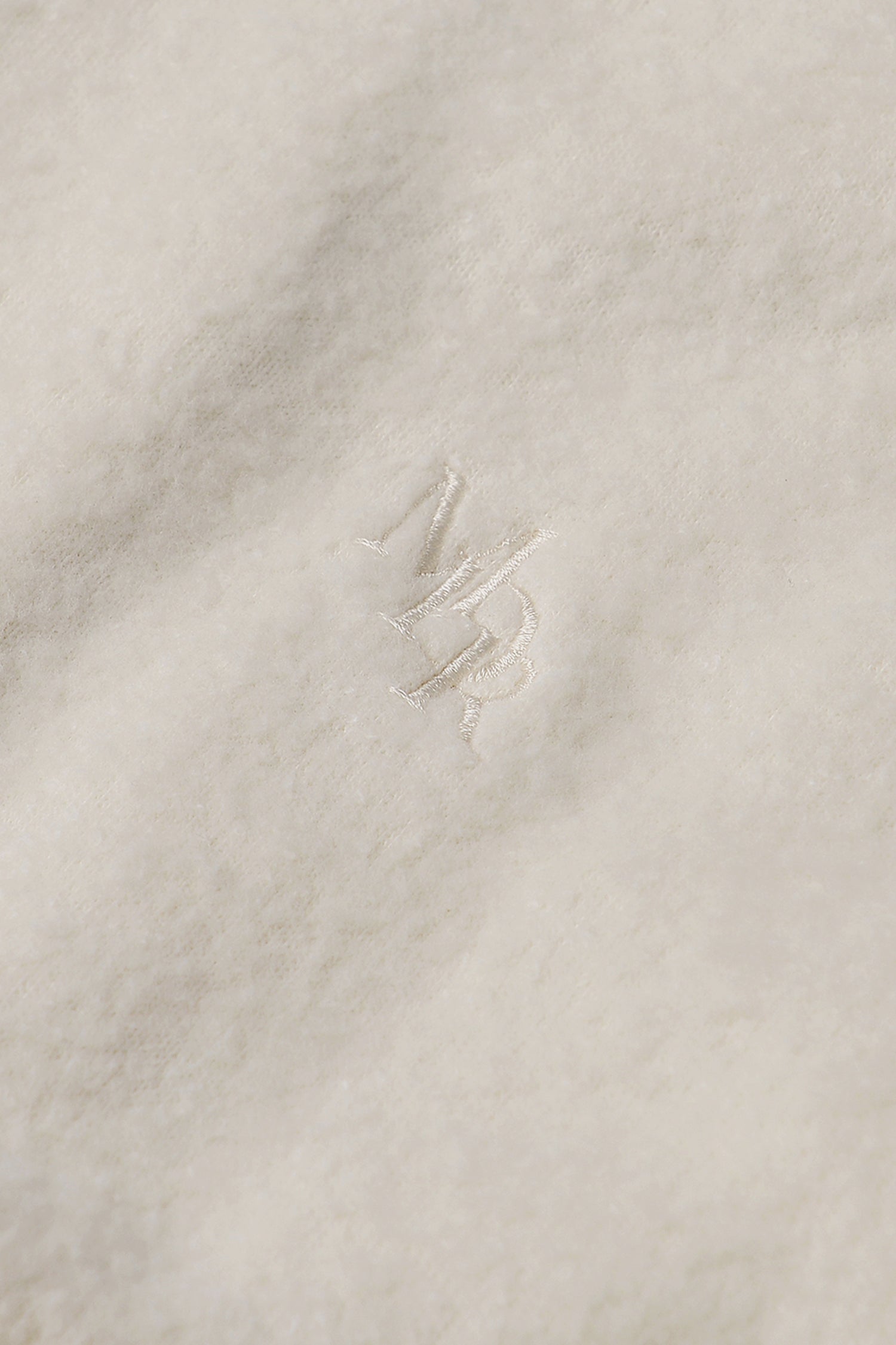 Hooded Robe in Brushed Organic Cotton Terry