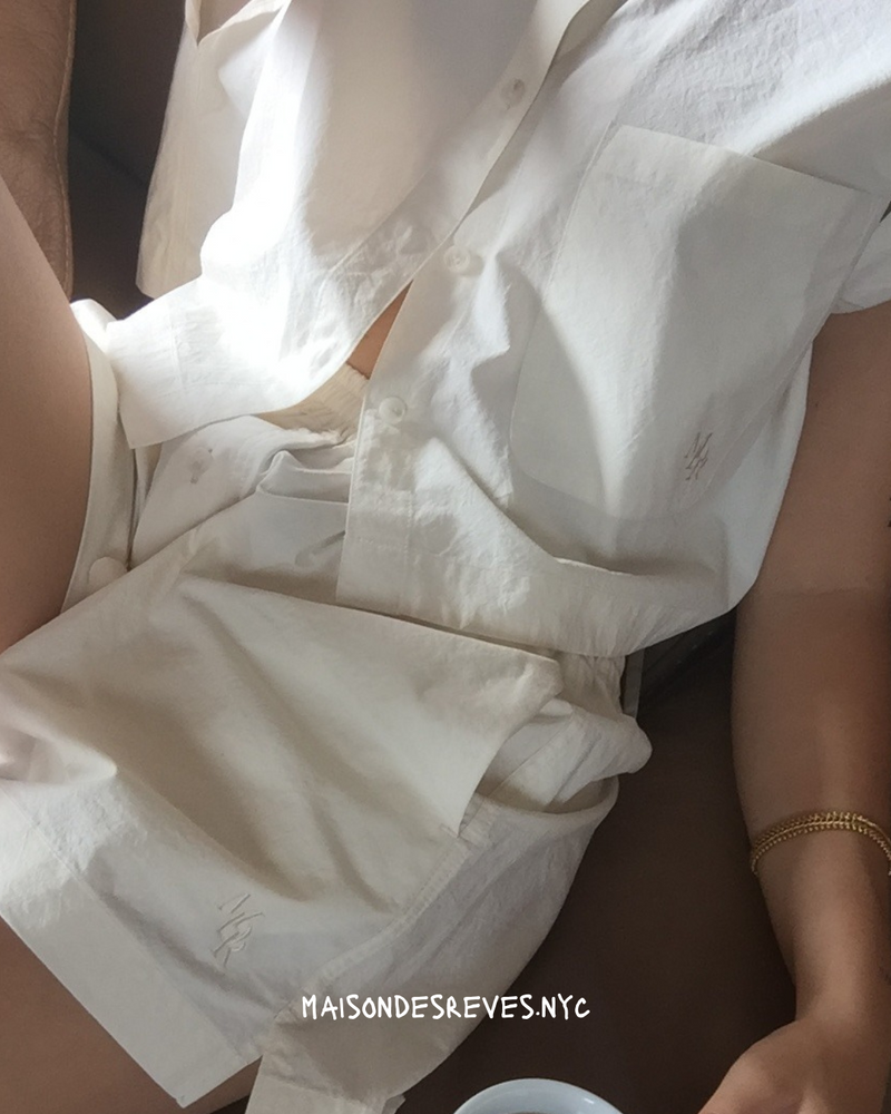 Boxer Shorts in Crispy Cotton