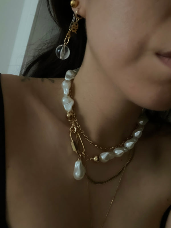 Chunky Necklace & V5 Charm Set