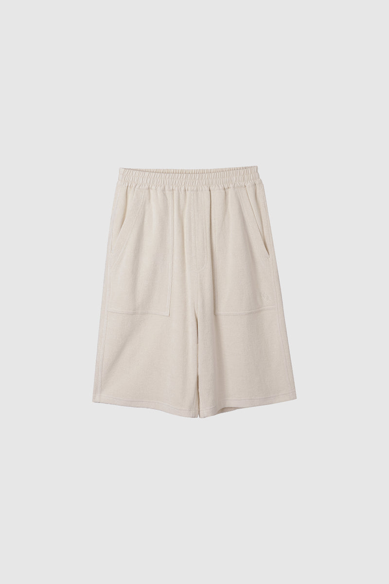 cotton terry shorts